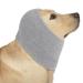 Comfpet Dog Ear Snood Ear Muffs for Dogs Pet Ear Wrap Dog Ear Cover for Anxiety Headband Protector Ear Hoodie for Dogs Dog Head Wrap for Ear Hematoma (Thickened Grey) M Grey M