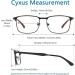Cyxus Blue Light Filter Glasses - Anti-Blue Light Non-Prescription Reduces Eye Strain from Screens | Shop Worldwide - Buy Online on GoSupps.com
