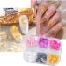 Nail Art Decoration Shimmer Texture Nails Slices Abalone Shell Nail Flakes Irregular 3D Glitter(YM-31) - Buy Online on GoSupps.com