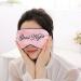Luxury Silk Sleep Mask - Adjustable Plush Eye Cover for Travel & Relaxation | Golden Eye Shade for Sweet Sleep - Buy Online on GoSupps.com
