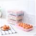 Mikikit Refrigerator Egg Container 15 Egg Clear Container Acrylic Organizer Containers for Food Fridge Memory Refrigerator Blue medium - Buy Online on GoSupps.com