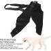 Adjustable Pet Knee Pads Pet Dog Hind Legs Protector Dog Hind Legs Protector for Recovering Injured or Diseased Legs for Dogs(M-Black)(XS) - Buy Online on GoSupps.com