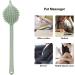 ZJchao Back Massage Hammer - Double-Sided Meridian Pat Massage Device for Relaxation & Tiredness Relief | Fitness Silicone Green Hedgehog Design - Buy Online on GoSupps.com