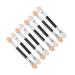 FRCOLOR 20pcs Latex Eye Shadow Stick Make up Kit Makeup Sponges Eye Shadow Sponge H3210 Sponge Brush Pointy