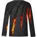 oelaio Mens T-Shirts Fashion 3D Digital Print Graphic Tees Plus Size Crewneck Long Sleeve Pullover Tee Shirts Crewneck Yellow - Buy Online on GoSupps.com