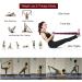 Buy 2 Yoga Bands - Elastic Fitness Stretch Belt with 8 Loops in Yellow & Pink | International Shipping Available - Buy Online on GoSupps.com