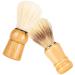 BeatifuFu 2 pieces Bart brush shave for men men's shaving brush shaving cream razor cream razor brush father day gifts razor accessories wooden handle razor cording brushes razor foam brush