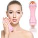 Oil-Absorbing Volcanic Face Roller - 4 Interchangeable Balls | Natural Volcanic Stone | Pink Face Scooter for Oily Skin - Buy Online on GoSupps.com