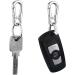 10 Mini Metal Carabiner Hooks & Key Rings - Travel & Hiking Keychain Clips - Buy Online on GoSupps.com