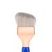 Bdellium Tools Golden Triangle 971 Large Slanted Double Dome Blender | Vegan Synthetic Makeup Brush for Foundation Application & Blending - Blue (1pc - Buy Online on GoSupps.com