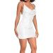 Shop Hanxiulin Elegant Women's Evening Dresses - Glitter Casual Cocktail & Ball Dresses in White XL - Buy Online on GoSupps.com