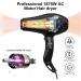 Professional Negative Ionic Hair Dryer 1875W - Quiet Powerful AC Motor Blow Dryer with Concentrator & Cool Shut Button for Smooth Frizz-Free Hair | International Shipping Available - Buy Online on GoSupps.com