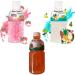 MOGU MOGU Strawberry Lychee Mango Melon Watermelon Grape Orange PINA Colada & Coconut Juice Fruit Flavors 320ML x 15 Bottles - Buy Online on GoSupps.com