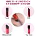 2 Pcs Multi-Function Angled Eyebrow Brushes for Perfect Brow Contouring - Professional and Precise Tools - Buy Online on GoSupps.com