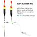 SEAOWL Fishing Slip Bobber Float Kit with Balsa Slip Corks and Bobber Stops - 10g (B.3/8oz) - 5pcs - Buy Online on GoSupps.com