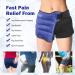 NEWGO Hip Ice Pack Wrap - Reusable Cold Therapy for Hip Bursitis, Inflammation, Sciatica Pain Relief - Blue - Buy Online on GoSupps.com