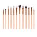 Brushes Eye Eye Eyebrow Brushes Handle Brush Wooden 12 Sets Makeup Shadow Brush Wooden Brush(Color:Asshown) (Multicolor one size) Multicolor one size