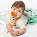 Gr npecht Organic Pacifier - Natural Rubber BPA Free Dye-Free Soft Shield Size 2 (6-18 Months) - Eco-Friendly Baby Comfort - Buy Online on GoSupps.com