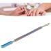 Nail Bevel Cuticle Pusher Stainless Steel Double Ended Nail Art Bevel Cuticle Pusher Manicure Tool Large Size - Buy Online on GoSupps.com