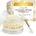 Lip Collagen Peptide Sleeping Mask: 30g Overnight Lip Wrinkle Treatment with Hyaluronic Acid Coconut Shea Butter - Lip Balm to Nourish Hydrate Dry Cracked Lips - Lip Plumper Moisturizer Translucent White