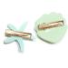 Green Shell Pearl Starfish Hair Clip Set - Acrylic Resin Alligator Clips for Women and Girls | Stylish Hair Accessories - Buy Online on GoSupps.com