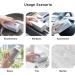 4 Pack Damp Clean Duster Sponge Magical Dust Cleaning Sponge Reusable Dusters for Cleaning Blinds Glass Baseboards Vents Railings Mirrors Window Track Grooves - Buy Online on GoSupps.com