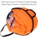 SPYMINNPOO 42 Foldable Kayak Sail Kit - Easy Setup & Portable | Downwind Wind Sail for Kayak, Paddle Board & Canoe - Bright Orange - Buy Online on GoSupps.com