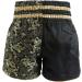 NAMAZU Muay Thai Shorts, High Grade MMA Gym Boxing Kickboxing Shorts - Black Large | Men and Women - Buy Online on GoSupps.com