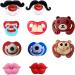 10 Pieces Funny Lips Baby Pacifier - Soft Silicone Kiss Design for Christmas Halloween & Parties | Ideal International Shipping - Buy Online on GoSupps.com