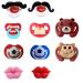 Gotain 10PCs Infant Funny Lips Baby Pacifier - Soft Silicone Cute Design for Christmas Halloween & Party Props - Buy Online on GoSupps.com