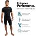CompressionZ Men's Short Sleeve Compression Shirt - Black, XL | Athletic Base Layer - Buy Online on GoSupps.com