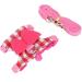 Small Pet Vest Chest Strap Pet Walking Harness and Leash Set Rabbit Squirrel Ferret Hamster Pink Vest Harness(S) - Buy Online on GoSupps.com