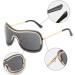 Sport Sunglasses | Women Sunglasses UV Protection Cycling Driving Fishing Sun Glasses Portable Wrap Around Cycling Puchen Gold Frame Full Gray Film - Buy Online on GoSupps.com