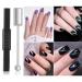 Nail Magnet Set - 2 Pieces | Double Magnetic Pencil for 3D Cat Eye Effect | Nail Art Magnet Sticks for Gel Manicure - Buy Online on GoSupps.com