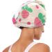 Pink Strawberry Hair Towel 2 Pack - Super Absorbent Quick-Dry Hair Turbans for Women & Girls - Buy Online on GoSupps.com
