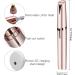 Buy Pain-Free Eyebrow Trimmer & Face Hair Remover for Women - Electric Facial Razor in Rose Gold | International Shipping - Buy Online on GoSupps.com