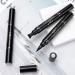 Winged Eyeliner Stamp Dual Ended Liquid Eyeliner Pen - Waterproof & Smudge-proof - Black - 1 Count - Buy Online on GoSupps.com