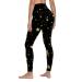 Vickyleb Running Pants Women's Workout Leggings Yoga Sports Athletic Fitness Yoga Pants Flare Yoga Pants for Women Fold Large Black