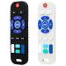 2 Pack PRONY Silicone Remote Control Teething Toys for Baby 3+ Months Sensory Teether Toys for Toddler Boy and Girl 2 TV remote