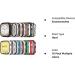 16 Pack COMMUTER Apple Watch SE (2nd Gen) Screen Protector - 2022 New Hard PC Protective Cover with Tempered Glass Film - Fits iWatch SE/6/5/4 40mm - Multiple Colors - Buy Online on GoSupps.com