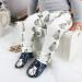 Dotty Fish Soft Leather Baby Shoes for Boys | Non Slip Toddler Shoes with Frosty Snowman Design | 3-4 Years - Buy Online on GoSupps.com