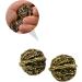 Minkissy Copper Walnut Model Nut Ornament - Handmade Brass Photo Prop 3.5x3cm Decorative Balls for Home & Massage - Pure Copper Crafts - Buy Online on GoSupps.com