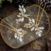 FRCOLOR 3 Pieces Bridal Wedding Hair Pins Jewellery Bridal Hair Pins Rhinestones Gold Leaf Crystal Pearl Hair Pins Vintage Wedding Hair Accessories for Women and Girls - Buy Online on GoSupps.com