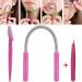Portable Hair Removal Complete Set - Spring Facial Hair Extractor Eyebrow Shaping Razor & Precision Tweezer - Buy Online on GoSupps.com