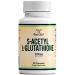 Double Wood Glutathione Dietary Supplements |90 S-Acetyl L-glutathione capsules-100mg per serving |Antioxidant glutathione capsules |Genetic engineering and gluten-free 90 pieces (1 Pack)