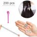 200 Piece Multicolor Elastic Hair Bands for Women - Small Hair Ties Rubber Bands For Hair - 3 MultiColor Pack - Buy Online on GoSupps.com