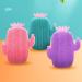 Portable Cactus Small Professional Silicone Manual Reusable Scrubber Cleanser Face Facial Cleansing Brush - Buy Online on GoSupps.com