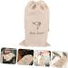 Ciieeo Linen Bags Traveling Bags Blowdryer Travel Bag for Shoes Linen Hair Dryer Bag Burlap Bag Drawstring Storage Box - Buy Online on GoSupps.com