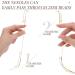 Stainless Steel Curved Needles Set for Jewelry Making - Includes 2 Sizes for String Beading - Buy Online on GoSupps.com
