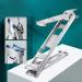 2 in 1 Stainless Steel Nail Clippers - Travel Utensils Slim and Portable Design Splash Proof and Precise Cutting Nail Tools for Fingernail and Toenail Dazzle Farbe normal Dazzle Farbe - Buy Online on GoSupps.com